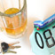 Florida DUI Laws - Car keys, cocktail, and crumpled license plate